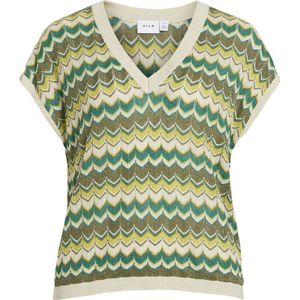 VILA - EMBER - Top - Groen - Korte Mouwen