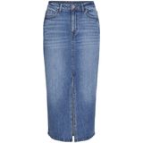Denim Rok - Blauw - 79% Katoen, 20% Gerecycled Katoen, 1% Elastaan