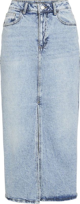 Denim Rok - Blauw - 79% Katoen, 20% Gerecycled Katoen, 1% Elastaan