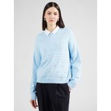 Vila - Viril - Top - Lichtblauw - V-hals - Duurzaam Materiaal