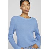 Vila - Vintage Indigo - Gebreide Trui - 100% Katoen - Regular Fit