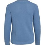 Vila - Vintage Indigo - Gebreide Trui - 100% Katoen - Regular Fit