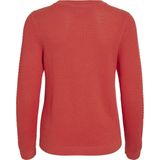 Vila - Dubarry Trui - Biologisch Katoen - Regular Fit - Ronde Hals