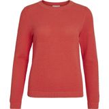 Vila - Dubarry Trui - Biologisch Katoen - Regular Fit - Ronde Hals