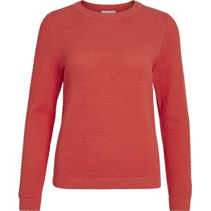 Vila - Dubarry Trui - Biologisch Katoen - Regular Fit - Ronde Hals