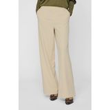 Vila - Vivarone Hw Wide Pant - Broek - Sandshell - Dames