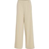 Vila - Vivarone Hw Wide Pant - Broek - Sandshell - Dames