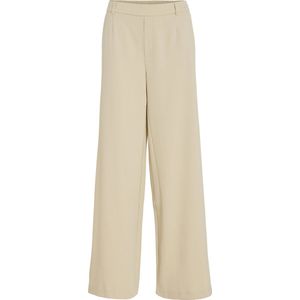 Vila - Vivarone Hw Wide Pant - Broek - Sandshell - Dames