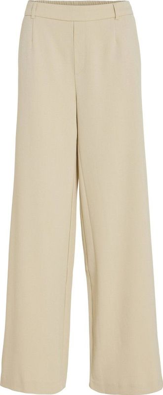 Vila - Vivarone Hw Wide Pant - Broek - Sandshell - Dames