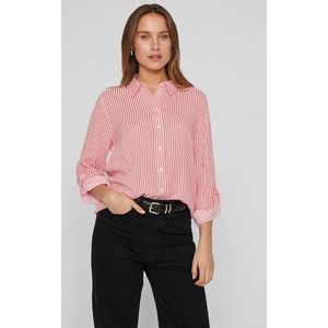 Blouse - Gestreept - Viscose - Lange Mouw - Normale Pasvorm