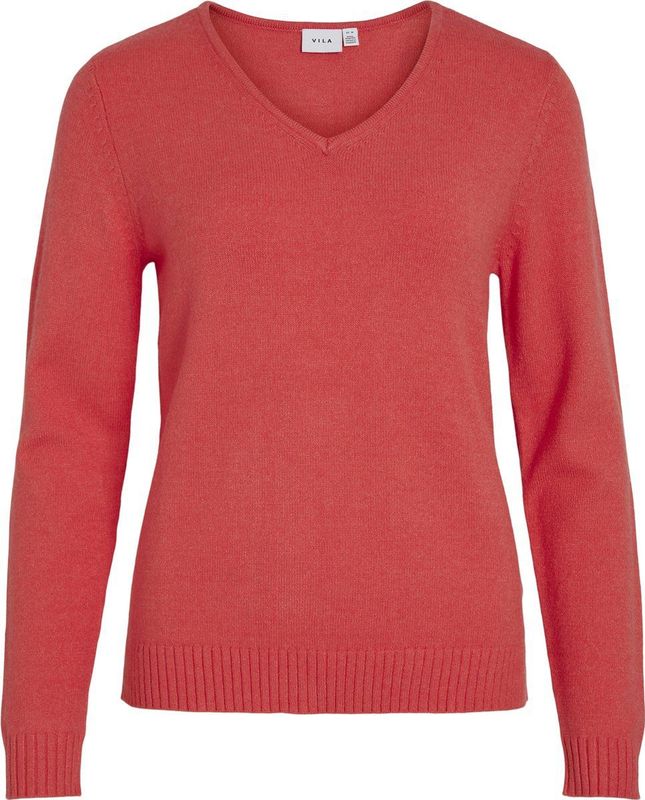 VILA - VIRIL V-NECK KNIT TOP - NOOS - Dames - Gebreide truien