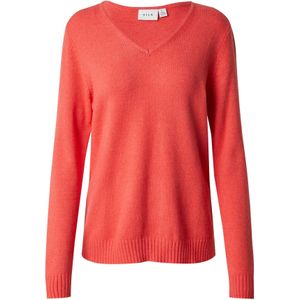 Vila - Ril - Gebreid Topje - Zwart - Viscose - Regular Fit