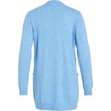 Vila - Damesvest - Gemêleerd Blauw - Viscose Livaeco Mix