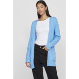 Vila - Damesvest - Gemêleerd Blauw - Viscose Livaeco Mix