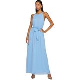 VILA Maxi-Jurk FALIA met Strikceintuur en Spaghettibandjes