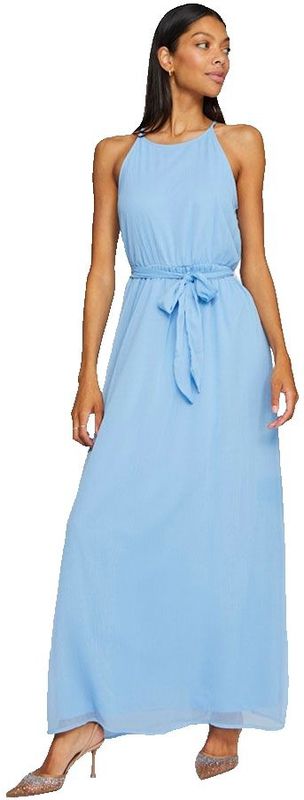 VILA Maxi-Jurk FALIA met Strikceintuur en Spaghettibandjes