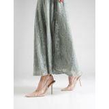 VIFEMMA Jurk - Effen Kleur - Lange Lengte - Getailleerde Pasvorm