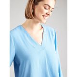 Vila - VIJOSA - T-shirt - Blissful blue - 3/4 V-hals