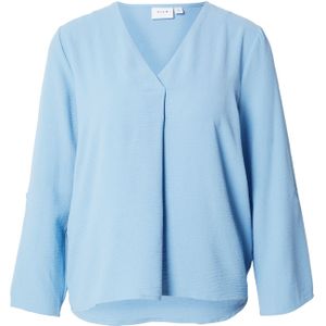 Vila - VIJOSA - T-shirt - Blissful blue - 3/4 V-hals