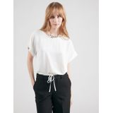 VILA - Blouse 'JOSA' - Wit - Blouseshirt