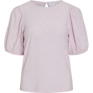Vila - Vikally O-neck 2/4 Top - T-shirt - Winsome Orchid - Dames
