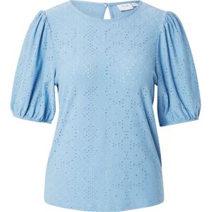 Vila - T-shirt - Lichtblauw - Polyester/Viscose/Elastaan
