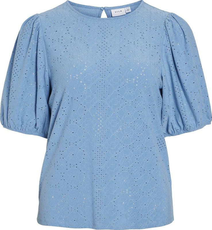 Vila - Vikally O-neck 2/4 Top - T-shirt - Winsome Orchid - Dames