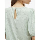 Vila - Vikally O-neck - T-shirt - Silt Green - Dames