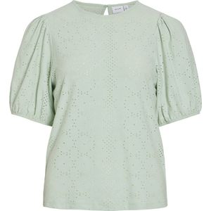 Vila - Vikally O-neck - T-shirt - Silt Green - Dames