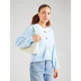 Vila - Viril - Cardigan - Lichtblauw - 50% Viscose 28% Polyester 22% Nylon