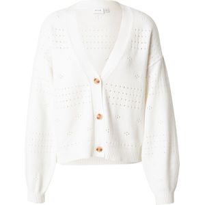 Vila - Vest - Off-White - Gebreid - Viscose en Polyester