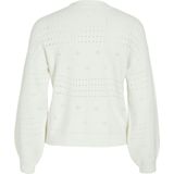 Vila - Viril V-neck Knit - Vest - Wit - Dames