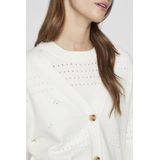 Vila - Viril V-neck Knit - Vest - Wit - Dames
