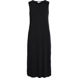 Vila - Modala - Jurk - Zwart - 70% Modal TENCEL™ - Mouwloos