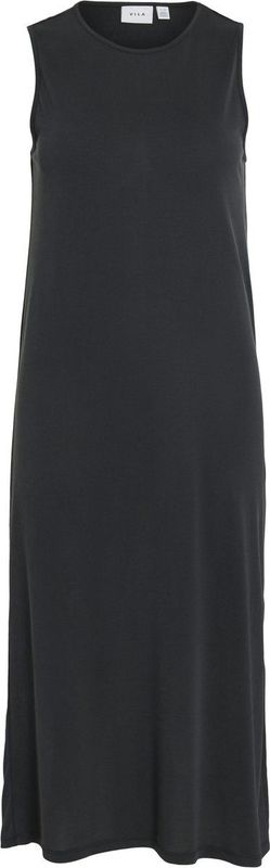 Vila - Modala - Jurk - Zwart - 70% Modal TENCEL™ - Mouwloos