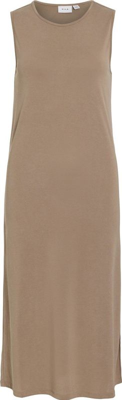 Vila - O-Neck S/L Midi Dress - Mountain Trail - Lange Jurk - Normale Pasvorm