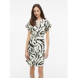 Vila - Viclo - Jurk - Ecru Dessin - Polyester