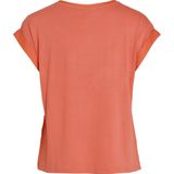 Vila Kurzarmshirt »VIELLETTE S/S SATIN TOP - NOOS«, Satin Optik
