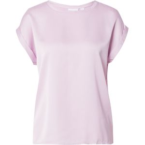 Vila Kurzarmshirt VIELLETTE S/S SATIN TOP - NOOS Satin Optik