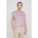 Vila - Viellette - T-shirt - Lila - 100% Gerecycled Polyester