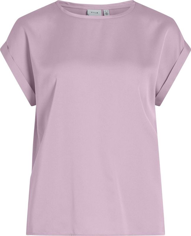 Vila - Viellette - T-shirt - Lila - 100% Gerecycled Polyester