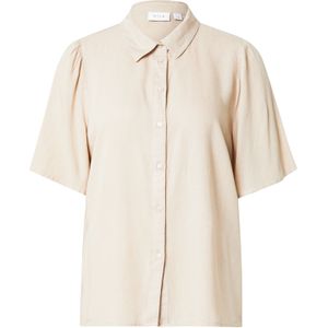 Vila - Vipricil New Shirt - Blouse - Feather Gray - 90% Viscose 10% Linnen