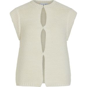 VILA - Vest zonder Mouwen - Ecru - Katoen