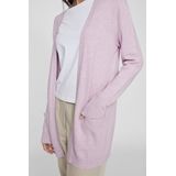 Vila - Halflang Vest - Winsome Orchid/Melange - Regular Fit - Zacht Breisel