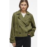 Vila Korte trenchcoat voor dames, Capulet Olive, 34