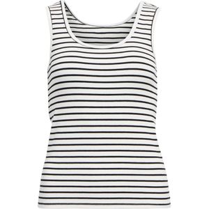 Object Top Objjamie S/l Sli Tank Top Aop Noos 23046288 White/black Dames Maat - XL