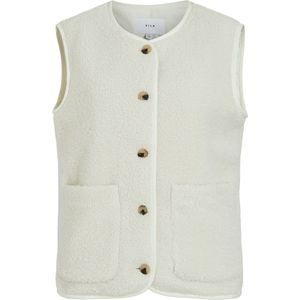 Vila - Gilet Viada Teddy - Birch - Dames