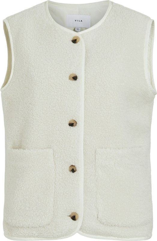 Vila - Gilet Viada Teddy - Birch - Dames