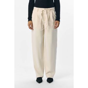 OBJECT straight regular waist pantalon zand