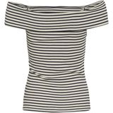 VILA - Salja - Top - Zwart/Wit - Strapless